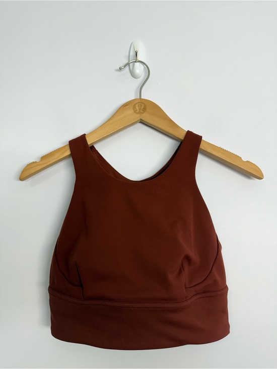 lululemon athletica Other - Lululemon Wunder Train Longline Bra Medium Support C/D Cup Date Brown Sz 8